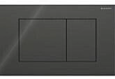 Geberit Sigma40 Square Glas schwarz gl&auml;nzend (115629SJ1)