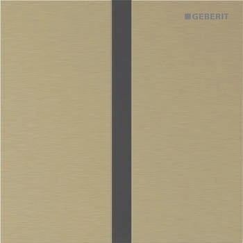 Geberit Typ 40 Urinal-Steuerung Batteriebetrieb messingfarben / gebürstet easy-to-clean-beschichtet (116237QF1)