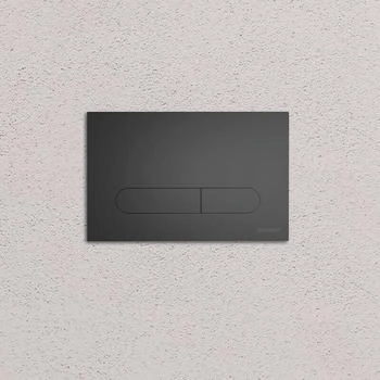 Duravit DuraSystem Beta 100 Bet&auml;tigungsplatte f&uuml;r WC schwarz matt (WD5009031000)