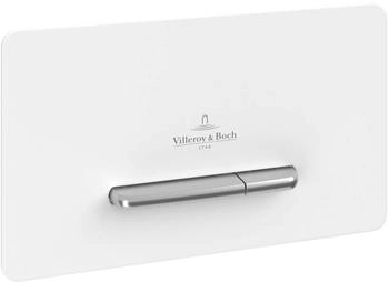 Villeroy & Boch ViConnect WC-Betätigungsplatte Supreo Glass Glossy White (V99442RE)