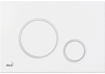 Alcadrain Thin antibakteriell weiß matt/Chrom glänzend M776