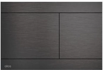 Alcadrain Flat Gun Metal gebürstet FUN-GM-B