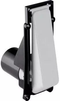 Geberit Highline Bet&auml;tigungstaste mit Kolbengeh&auml;use, pneumatische Urinal-Handausl&ouml;sung, Chromstahl (240048001)