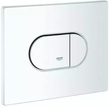 GROHE Abdeckplatte 42379 mit Drucktaste Alpinwei&szlig; (42379SH0)