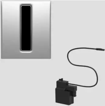 Sanit Ineo Bright Urinal Abdeckplatte Infrarot chrom Netz (16.091.81..0000)