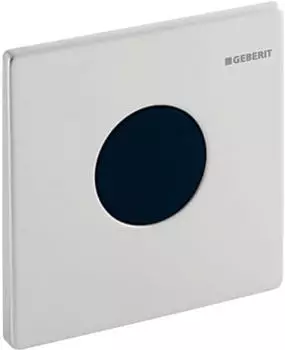 Geberit Mambo Abdeckplatte f&uuml;r Urinalsteuerung, Edelstahl geb&uuml;rstet (241923FW1)