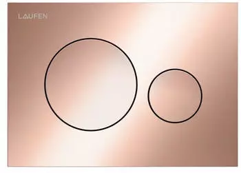 Laufen Ineo Moon Bet&auml;tigungsplatte ros&eacute;gold