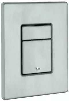 GROHE Abdeckplatte 42371 mit Drucktaste, Edelstahl (42371SD0)