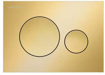 Laufen Ineo Moon Bet&auml;tigungsplatte blassgold matt