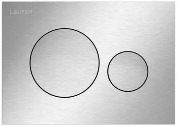 Laufen Ineo Moon Bet&auml;tigungsplatte inox look