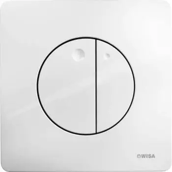 Wisa Gaia Bet&auml;tigungsplatte Zweimengentechnik, wei&szlig; (8050417001)