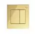 Rea WC-Drückplatte Typ J für K011A-Q & Slim 024N, gold (REA-E0636)
