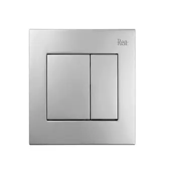 Rea WC-Dr&uuml;ckplatte Typ J, Satin, f&uuml;r K011A-Q & Slim 024N (REA-E0637)