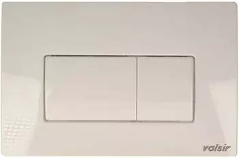 Valsir Tropea 3 Bet&auml;tigungsplatte mechanisch, wei&szlig; gl&auml;nzend, 215x145mm (VS0871301)