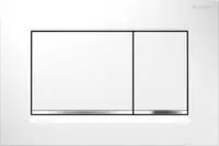 Geberit Bet&auml;tigungsplatte Sigma20 115.883.KJ.1, wei&szlig;/verchromt, 2-Mengen-Sp&uuml;lung,