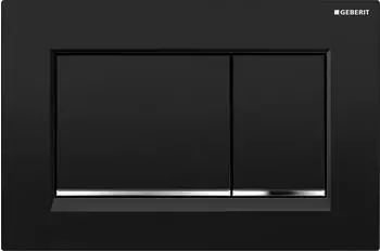 Geberit Sigma30 (115.883.KM.1) schwarz / chrom hochglanz
