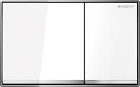 Geberit 115081SI1, Geberit Bet&auml;tigungsplatte Omega 60 Square 115081SI1 Glas weiss,