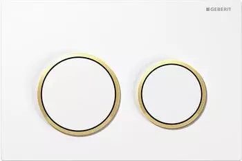 Geberit Omega20 (115.085.KK.1) weiß / vergoldet