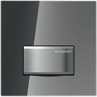 Geberit Urinalsteuerung Typ 50 116016SD5 Rauchglas verspiegelt / chrom, pneumatisch