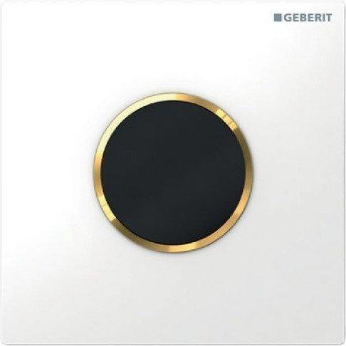Geberit HyTronic Urinalsteuerung Sigma10 Batterie (116.035.KK.1) weiß / vergoldet