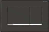 Geberit Sigma20 - Bet&auml;tigungsplatte SIGMA20, schwarz matt / chrom 115.883.14.1