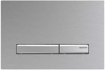 Geberit Sigma 50 Betätigungsplatte für 2-Mengen-Spülung chrom gebürstet