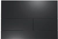 TECEsquare II Metall Bet&auml;tigungsplatte 9240833 schwarz matt, f&uuml;r 2-Mengentechnik