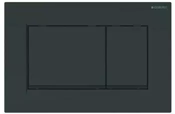 Geberit Sigma30 schwarz glänzend / schwarz matt (115.883.DW.1)