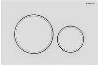 Geberit 115882011, Geberit Sigma20 WC-Bet&auml;tigungsplatte f&uuml;r 2-Mengen-Sp&uuml;lung wei&szlig;