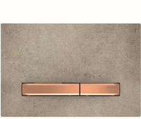Geberit Bet&auml;tigungsplatte Sigma50, f&uuml;r 2-Mengen-Sp&uuml;lung rotgold, Betonoptik,