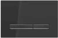 Geberit Bet&auml;tigungsplatte Sigma50, f&uuml;r 2-Mengen-Sp&uuml;lung schwarzchrom, schwarz,