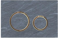 Geberit Bet&auml;tigungsplatte Sigma21, f&uuml;r 2-Mengen-Sp&uuml;lung rotgold, Mustang Schiefer,