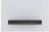 Geberit Bet&auml;tigungsplatte Sigma50, f&uuml;r 2-Mengen-Sp&uuml;lung schwarzchrom, weiss,