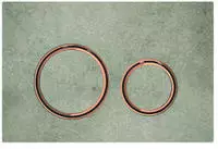 Geberit Bet&auml;tigungsplatte Sigma21, f&uuml;r 2-Mengen-Sp&uuml;lung rotgold, Betonoptik,
