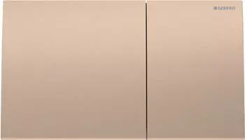 Geberit Sigma70 f&uuml;r 2-Mengen-Sp&uuml;lung 115.622. Edelstahl rotgold (115.622.QB.1)