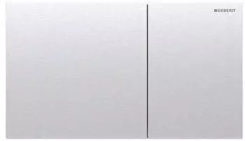 Geberit Sigma70 f&uuml;r 2-Mengen-Sp&uuml;lung 115.622. Edelstahl geb&uuml;rstet easy-to-clean-beschichtet (115.622.FW.1)