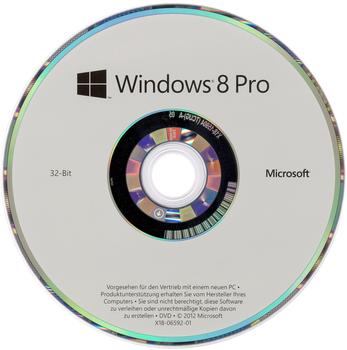 Microsoft Windows 8 Pro 32bit OEM (DE)