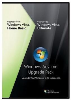 Microsoft Windows Vista Ultimate Anytime SP1 Upgrade (von Home Basic) (DE)