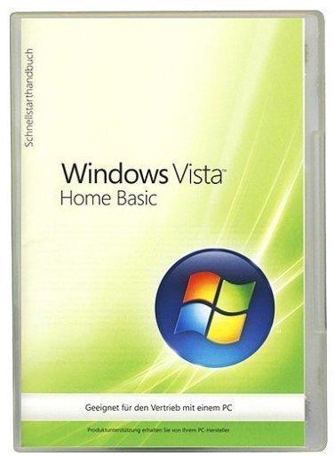 Microsoft Windows Vista Home Basic 64Bit OEM (DE)