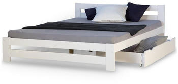 Homestyle4u Holzbett 140x200cm (1962)