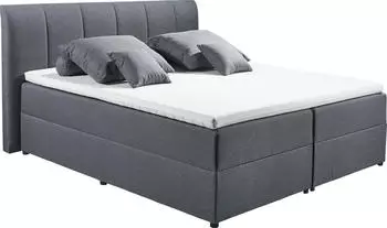 ED EXCITING DESIGN Granada mit 2 Bettk&auml;sten 180x200cm H2 Colet 17 anthrazit