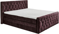 ED EXCITING DESIGN Boxspringbett ""Cashfield", inkl. zwei Bettk&auml;sten & Topper"