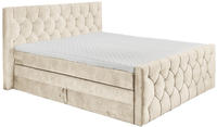 ED EXCITING DESIGN Boxspringbett ""Cashfield", inkl. zwei Bettk&auml;sten & Topper"