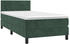 vidaXL Boxspringbett mit Matratze & LED Samt 90x200cm (3134444)