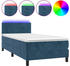 vidaXL Boxspringbett mit Matratze & LED Samt 90x200cm (313444)