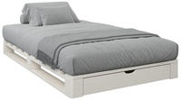 OTTO home Palettenbett ""ALASCO " Mit Schublade" zertifiziertes Massivholz,