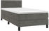 vidaXL Boxspringbett mit Matratze & LED Samt 90x200cm (313444)