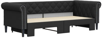 vidaXL Tagesbett Ausziehbar 90x200cm Kunstleder (3197723)