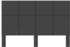 vidaXL Quadratisches Kopfteil Stoff 180x200cm (287478)
