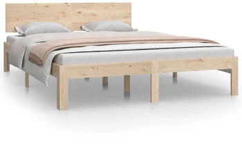 vidaXL Solid Pine Wood Bedframe (810495)